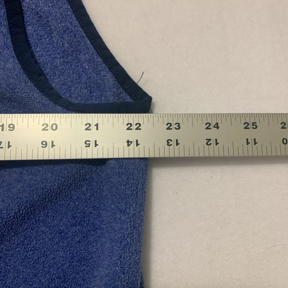 Southern Tide Cambridge Fleece Vest Mens XL Blue Full Zip Outdoor 15587 2236